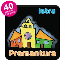 Magneti gradić EKO V 03 B Komplet 40 ili 20 kom  Premantura