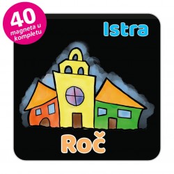 Magneti gradić EKO V 03 B Komplet 40 ili 20 kom  Roč