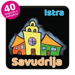 Magneti gradić EKO V 03 B Komplet 40 ili 20 kom  Savudrija