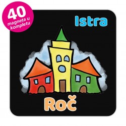 Magneti gradić EKO V 04 B Komplet 40 ili 20 kom  Roč