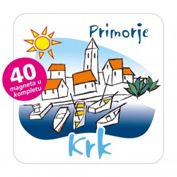 Magneti gradić EKO C 01 W Komplet 40 ili 20 kom Krk 01