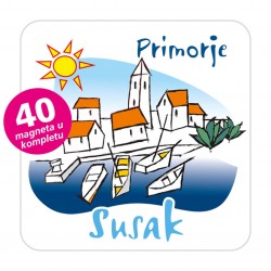 Magneti gradić EKO C 01 W Komplet 40 ili 20 kom Susak 01