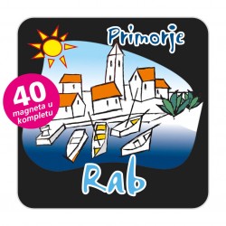 Magneti gradić EKO C 01 B Komplet 40 ili 20 kom Rab 01