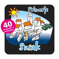 Magneti gradić EKO C 01 B Komplet 40 ili 20 kom Susak 01