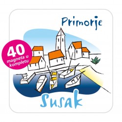 Magneti gradić EKO C 02 W Komplet 40 ili 20 kom Susak 01