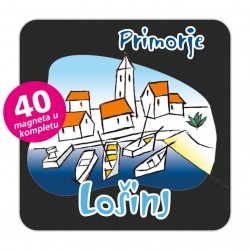 Magneti gradić EKO C 02 B Komplet 40 ili 20 kom Lošinj 01