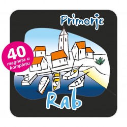 Magneti gradić EKO C 02 B Komplet 40 ili 20 kom Rab 01