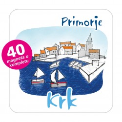 Magneti gradić EKO C 03 W Komplet 40 ili 20 kom Krk 01