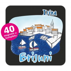 Magneti gradić EKO C 03 B Komplet 40 ili 20 kom Brijuni 01