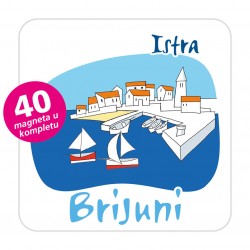 Magneti gradić EKO C 04 W Komplet 40 ili 20 kom Brijuni 01
