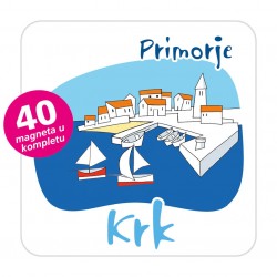 Magneti gradić EKO C 04 W Komplet 40 ili 20 kom Krk 01