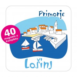 Magneti gradić EKO C 04 W Komplet 40 ili 20 kom Lošinj 01