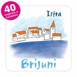 Magneti gradić EKO C 05 W Komplet 40 ili 20 kom Brijuni 01