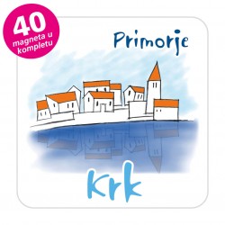 Magneti gradić EKO C 05 W Komplet 40 ili 20 kom Krk 01