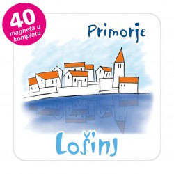 Magneti gradić EKO C 05 W Komplet 40 ili 20 kom Lošinj 01