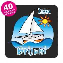 Magneti jedrilica EKO C 06 B Komplet 40 ili 20 kom Brijuni 01