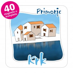 Magneti gradić EKO C 07 W Komplet 40 ili 20 kom Krk 01