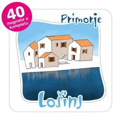 Magneti gradić EKO C 07 W Komplet 40 ili 20 kom Lošinj 01