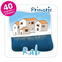 Magneti gradić EKO C 07 W Komplet 40 ili 20 kom Rab 01