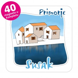 Magneti gradić EKO C 07 W Komplet 40 ili 20 kom Susak 01