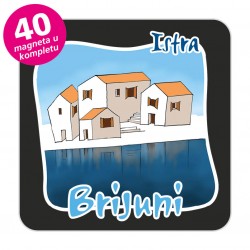 Magneti gradić EKO C 07 B Komplet 40 ili 20 kom Brijuni 01