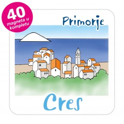 Magneti gradić EKO C 08 W Komplet 40 ili 20 kom Cres 01