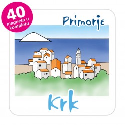 Magneti gradić EKO C 08 W Komplet 40 ili 20 kom Krk 01