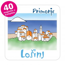 Magneti gradić EKO C 08 W Komplet 40 ili 20 kom Lošinj 01