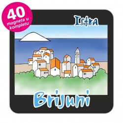 Magneti gradić EKO C 08 B Komplet 40 ili 20 kom Brijuni 01