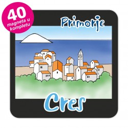 Magneti gradić EKO C 08 B Komplet 40 ili 20 kom Cres 01