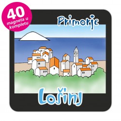 Magneti gradić EKO C 08 B Komplet 40 ili 20 kom Lošinj 01