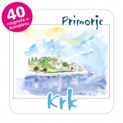 Magneti gradić EKO C 09 W Komplet 40 ili 20 kom Krk 01