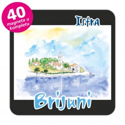 Magneti gradić EKO C 09 B Komplet 40 ili 20 kom Brijuni 01