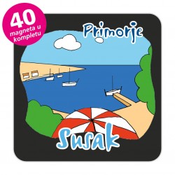 Magneti plaža EKO C 10 B Komplet 40 ili 20 kom Susak 01