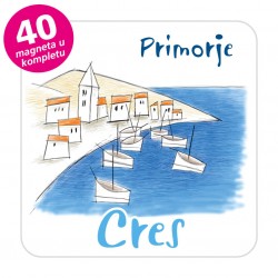 Magneti gradić EKO C 11 W Komplet 40 ili 20 kom Cres 01