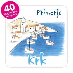 Magneti gradić EKO C 11 W Komplet 40 ili 20 kom Krk 01