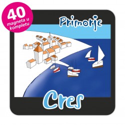 Magneti gradić EKO C 12 B Komplet 40 ili 20 kom Cres 01