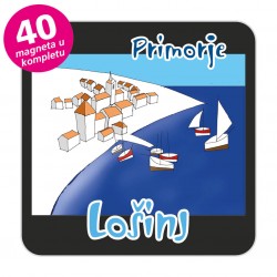 Magneti gradić EKO C 12 B Komplet 40 ili 20 kom Lošinj 01