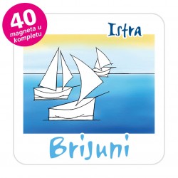 Magneti jedrilice EKO C 13 W Komplet 40 ili 20 kom Brijuni 01