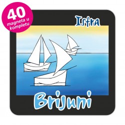 Magneti jedrilice EKO C 13 B Komplet 40 ili 20 kom Brijuni 01