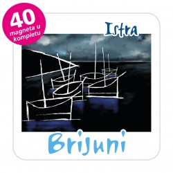 Magneti jedrilice EKO C 16 W Komplet 40 ili 20 kom Brijuni 01