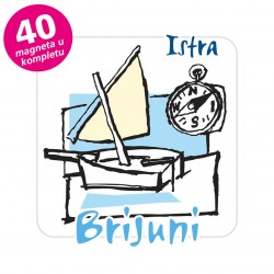 Magneti jedrilica EKO C 23 W Komplet 40 ili 20 kom Brijuni 01