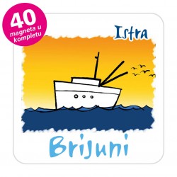 Magneti brod EKO C 27 W Komplet 40 ili 20 kom Brijuni 01