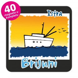Magneti brod EKO C 27 B Komplet 40 ili 20 kom Brijuni 01