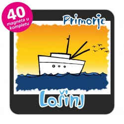 Magneti brod EKO C 27 B Komplet 40 ili 20 kom Lošinj 01