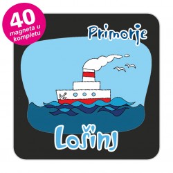 Magneti brod EKO C 28 B Komplet 40 ili 20 kom Lošinj 01