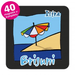 Magneti suncobran EKO C 29 B Komplet 40 ili 20 kom Brijuni 01