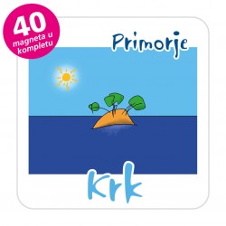 Magneti otočić EKO C 30 W Komplet 40 ili 20 kom Krk 01