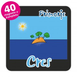 Magneti otočić EKO C 30 B Komplet 40 ili 20 kom Cres 01