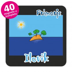 Magneti otočić EKO C 30 B Komplet 40 ili 20 kom Ilovik 01